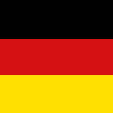 National symbol of Germany. Germany flag, official colors and proportion correctly. National flag. Vector illustration.